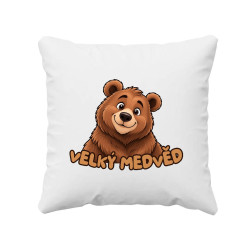 Velký medvěd - polštář s potiskem