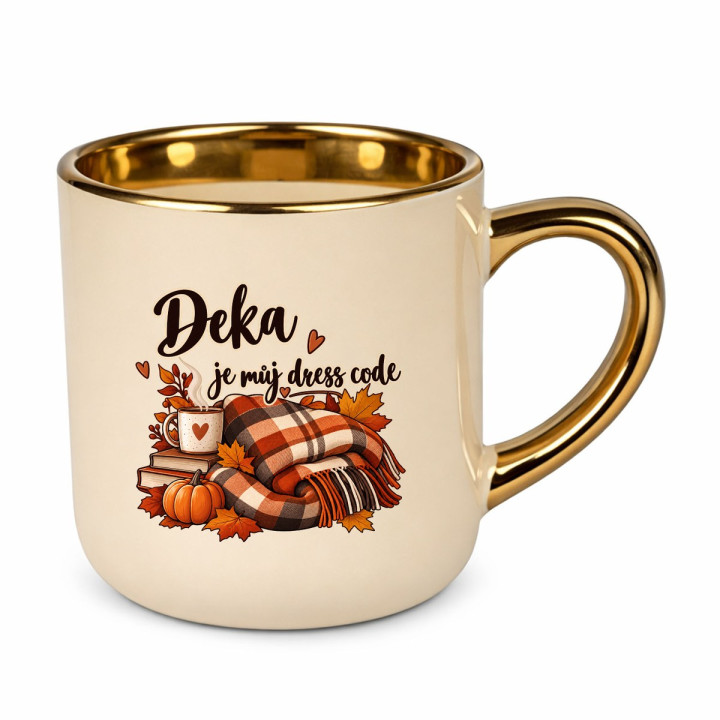 Deka je můj dress code - elegantní hrnek na dárek