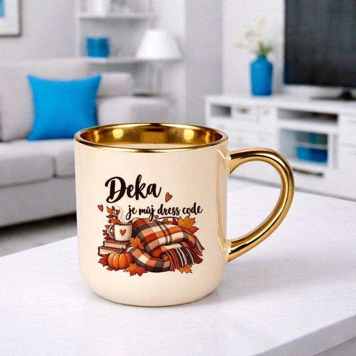Deka je můj dress code - elegantní hrnek na dárek