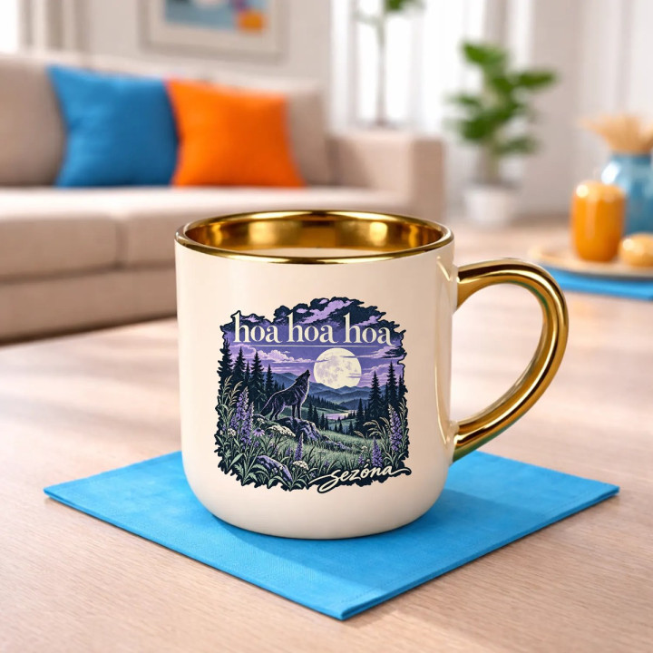 Hoa hoa hoa sezóna - elegantní hrnek na dárek