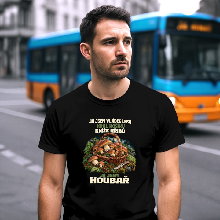 Já jsem houbař - pánské tričko s potiskem