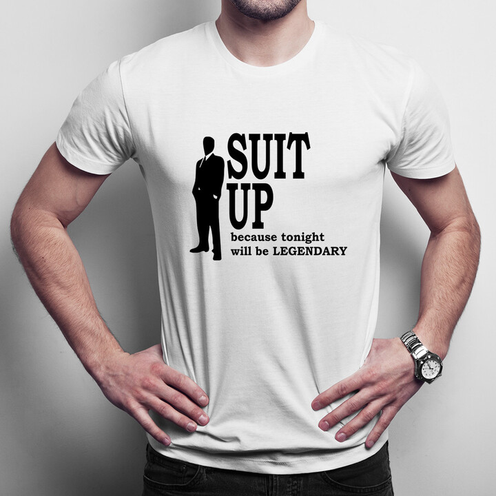 Suit up! -  How I met you mother - pánské tričko s potiskem