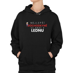 Nejlepší důchodkyně se rodí v lednu - dámská mikina s potiskem