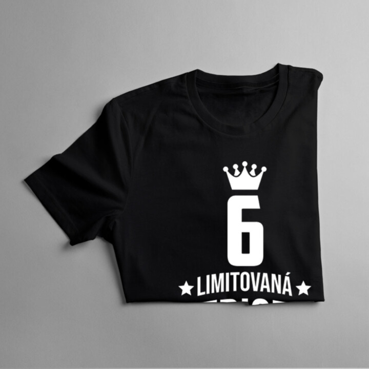 6 let Limitovaná edice - dětské tričko s potiskem - darek k narodeninám