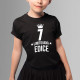 7 let Limitovaná edice - dětské tričko s potiskem - darek k narodeninám