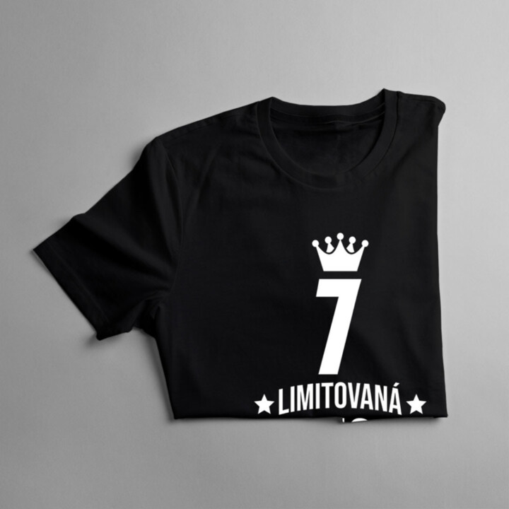 7 let Limitovaná edice - dětské tričko s potiskem - darek k narodeninám
