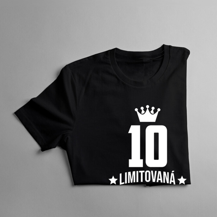 10 let Limitovaná edice - dětské tričko s potiskem - darek k narodeninám