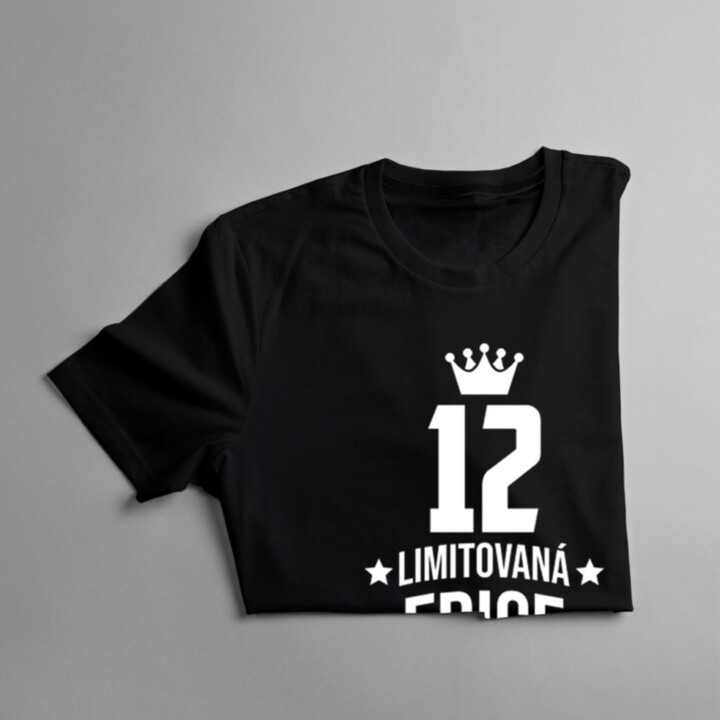 12 let Limitovaná edice - dětské tričko s potiskem - darek k narodeninám
