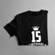 15 let Limitovaná edice - pánské tričko s potiskem - darek k narodeninám
