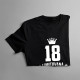 18 let Limitovaná edice - pánské tričko s potiskem - darek k narodeninám