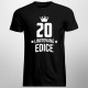 20 let Limitovaná edice - pánské tričko s potiskem - darek k narodeninám