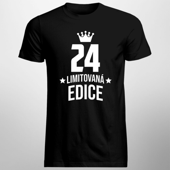 24 let Limitovaná edice - pánské tričko s potiskem - darek k narodeninám