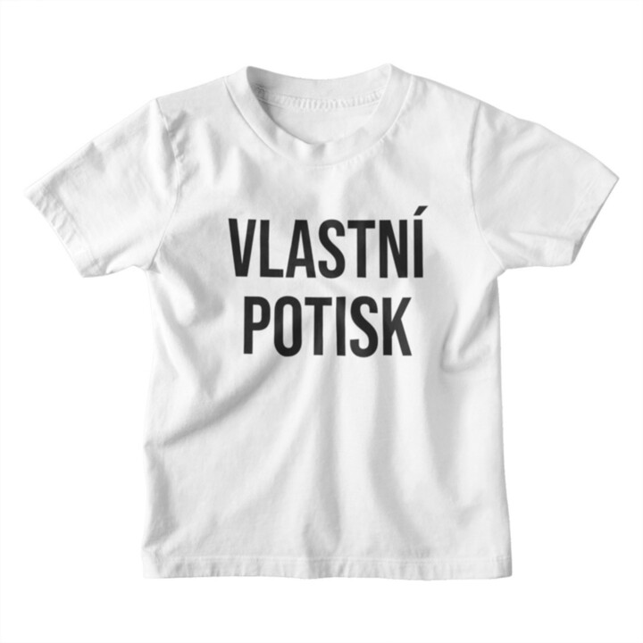 Tričko pro nemluvně vlastním potiskiem