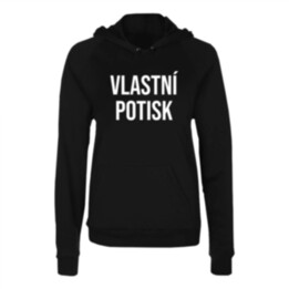 Dámská mikina s kapucí s vlastním potiskem