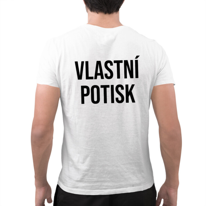 Tričko s oboustranným potiskem - pánské