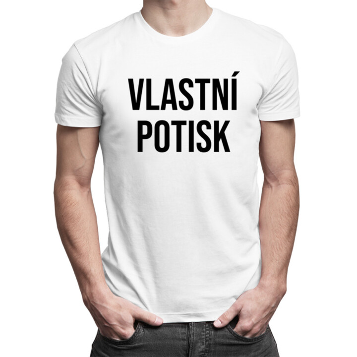Tričko s oboustranným potiskem - pánské