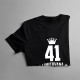 41 let Limitovaná edice - pánské tričko s potiskem - darek k narodeninám