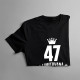 47 let Limitovaná edice - pánské tričko s potiskem - darek k narodeninám