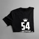 54 let Limitovaná edice - pánské tričko s potiskem - darek k narodeninám