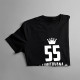 55 let Limitovaná edice - pánské tričko s potiskem - darek k narodeninám
