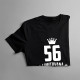 56 let Limitovaná edice - pánské tričko s potiskem - darek k narodeninám