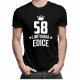 58 let Limitovaná edice - pánské tričko s potiskem - darek k narodeninám