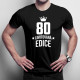 80 let Limitovaná edice - pánské tričko s potiskem - darek k narodeninám