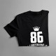 86 let Limitovaná edice - pánské tričko s potiskem - darek k narodeninám