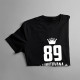 89 let Limitovaná edice - pánské tričko s potiskem - darek k narodeninám