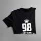 98 let Limitovaná edice - pánské tričko s potiskem - darek k narodeninám