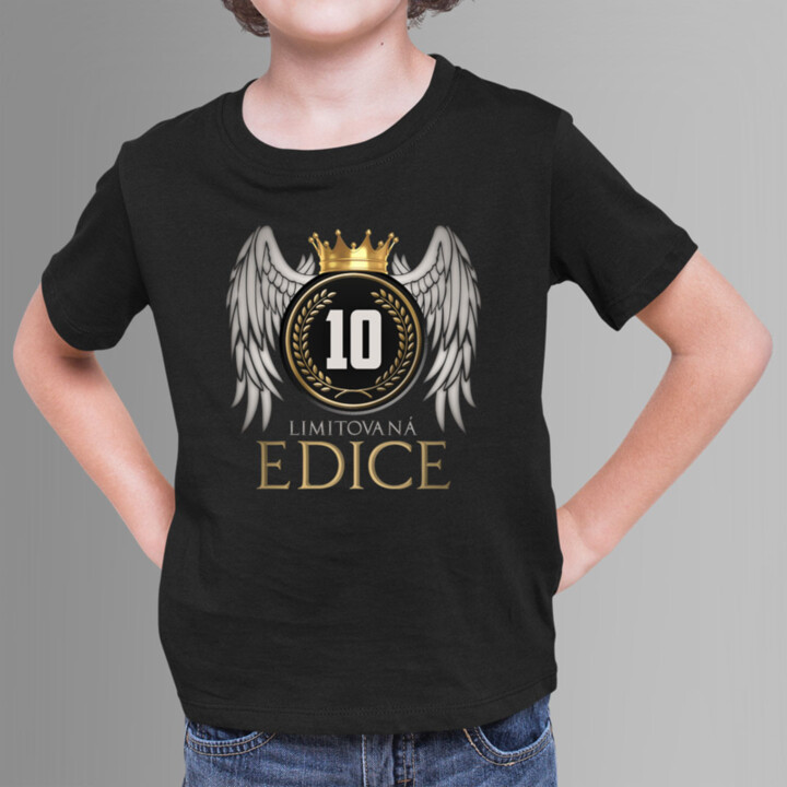 Limitovaná edice 10 let - dětské tričko s potiskem
