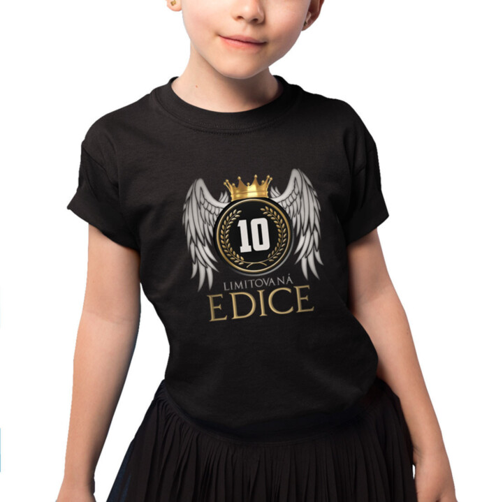 Limitovaná edice 10 let - dětské tričko s potiskem