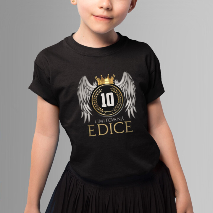 Limitovaná edice 10 let - dětské tričko s potiskem