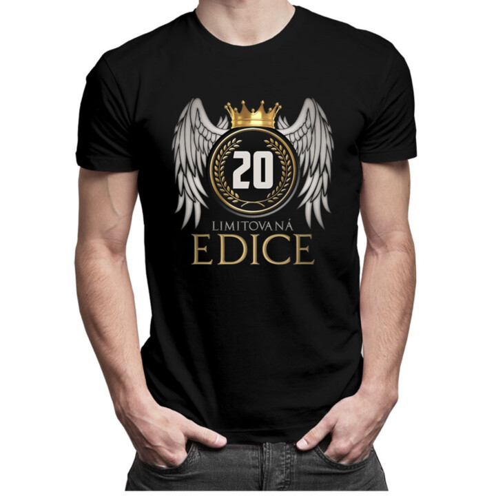 Limitovaná edice 20 let - pánské tričko s potiskem