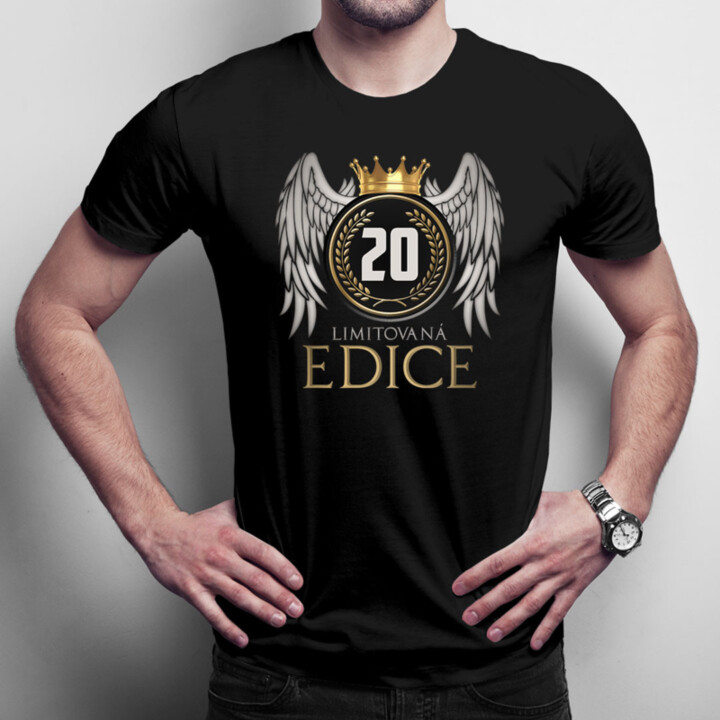 Limitovaná edice 20 let - pánské tričko s potiskem