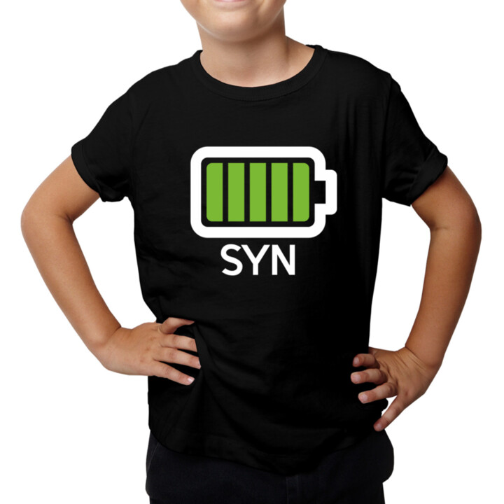 Baterie - syn - dětské tričko s potiskem
