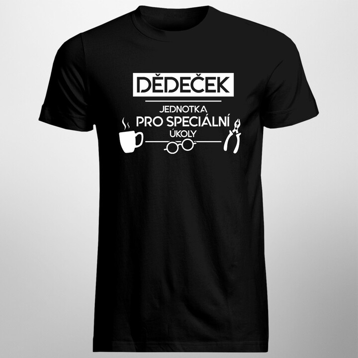 Dědeček - jednotka pro speciální úkoly - pánské tričko s potiskem