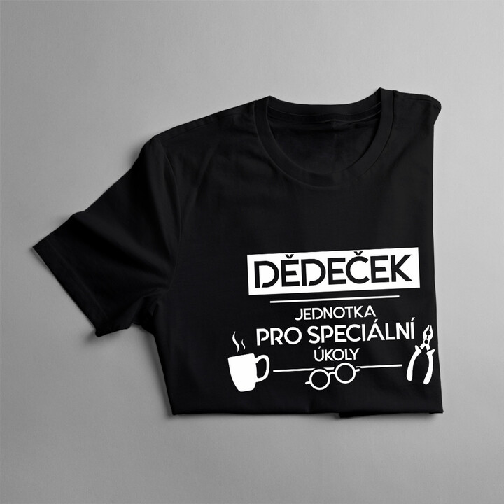 Dědeček - jednotka pro speciální úkoly - pánské tričko s potiskem