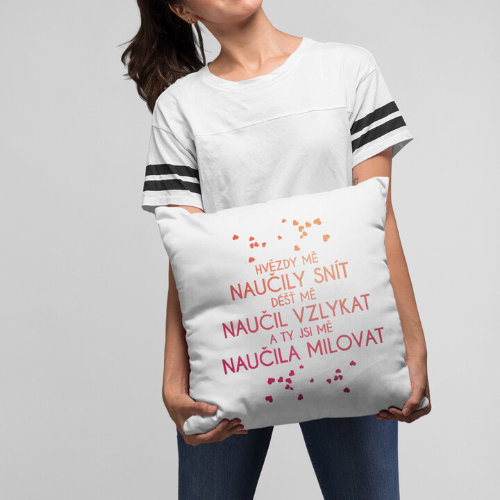 Hvězdy mě naučily snít - polštář
