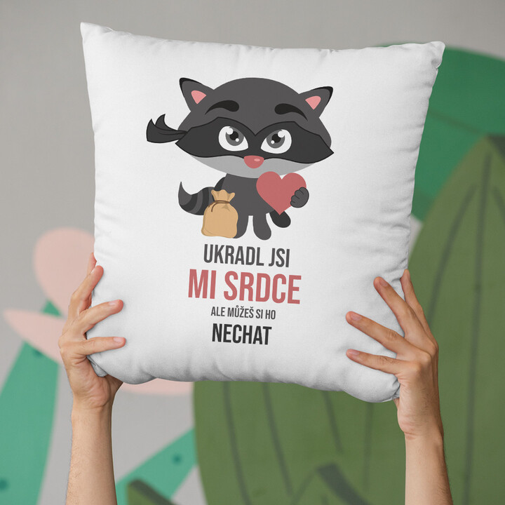 Ukradl jsi mi srdce, ale můžeš si ho nechat - polštář