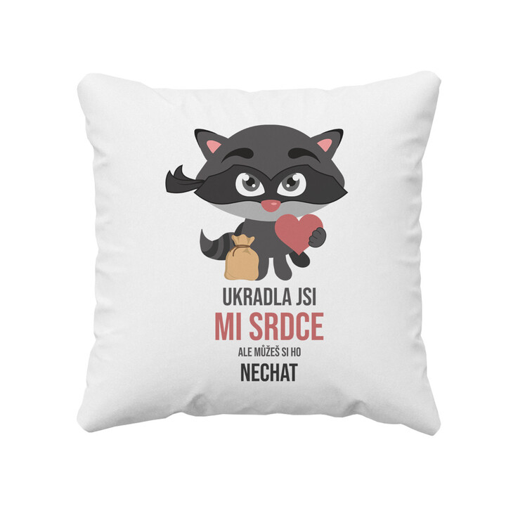 Ukradla jsi mi srdce, ale můžeš si ho nechat - polštář
