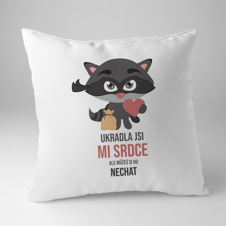 Ukradla jsi mi srdce, ale můžeš si ho nechat - polštář