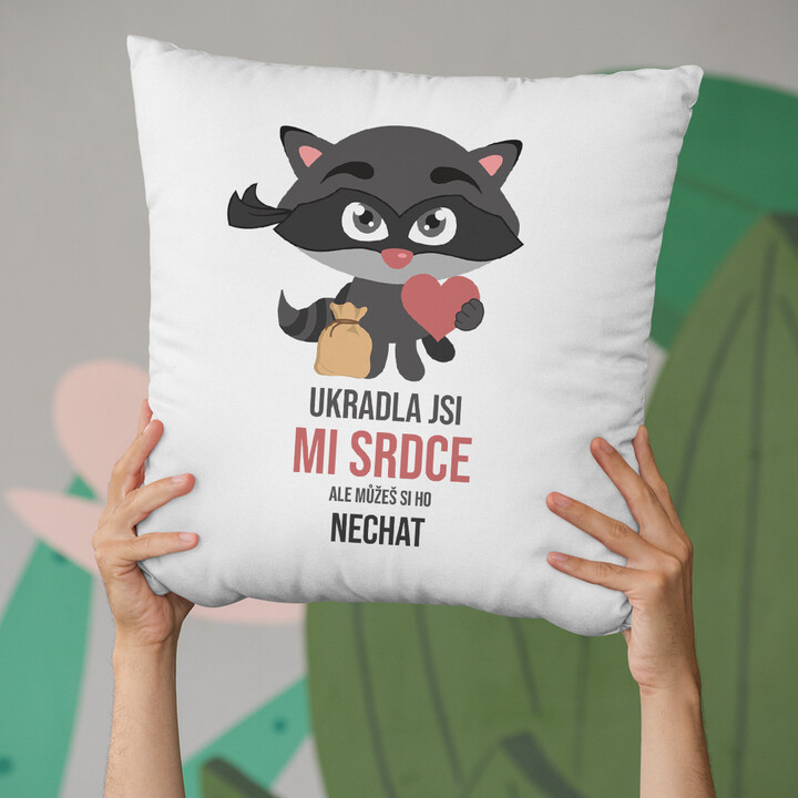 Ukradla jsi mi srdce, ale můžeš si ho nechat - polštář