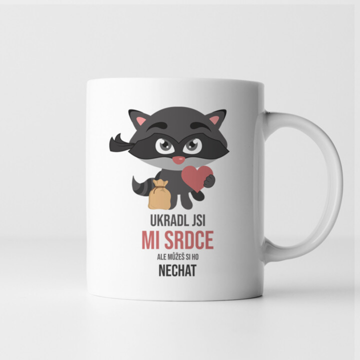 Ukradl jsi mi srdce, ale můžeš si ho nechat - hrnek