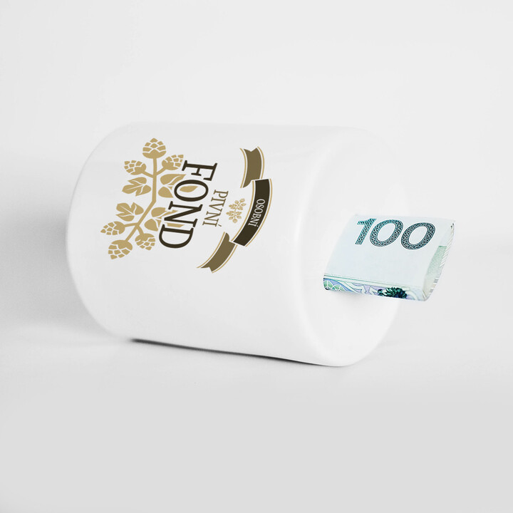 Osobní pivní fond - prasátko s potiskem