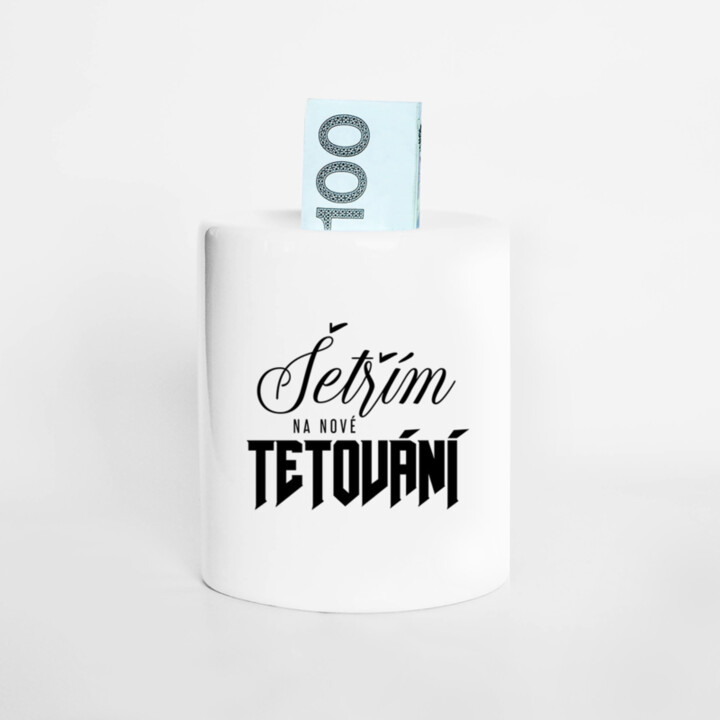Šetřím na nové tetování - prasátko s potiskem