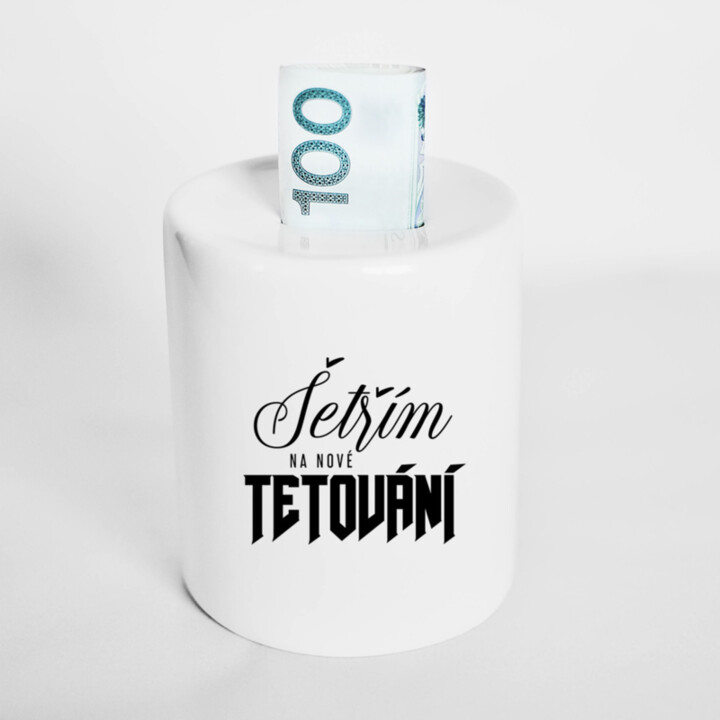 Šetřím na nové tetování - prasátko s potiskem