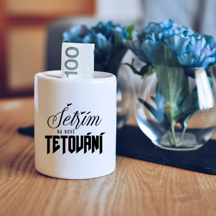 Šetřím na nové tetování - prasátko s potiskem