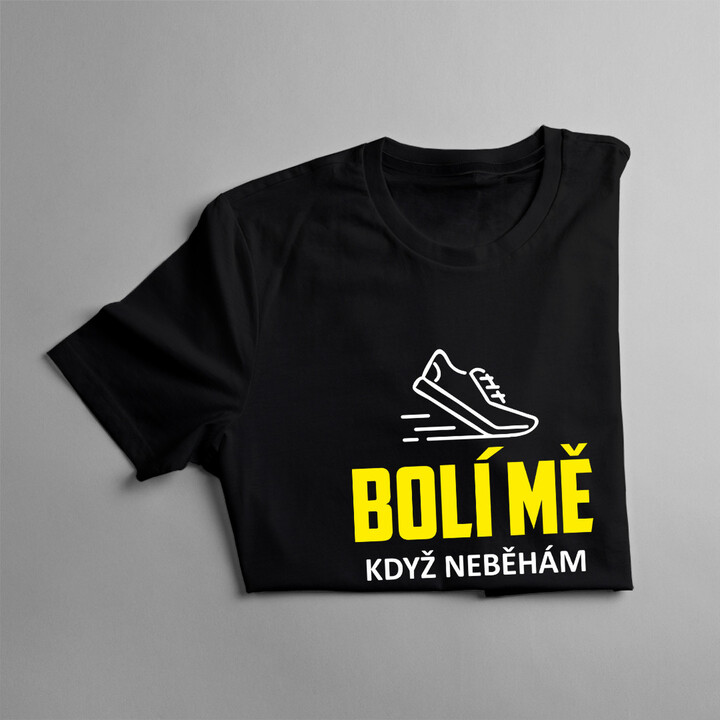 Bolí mě, když neběhám - dámské tričko s potiskem
