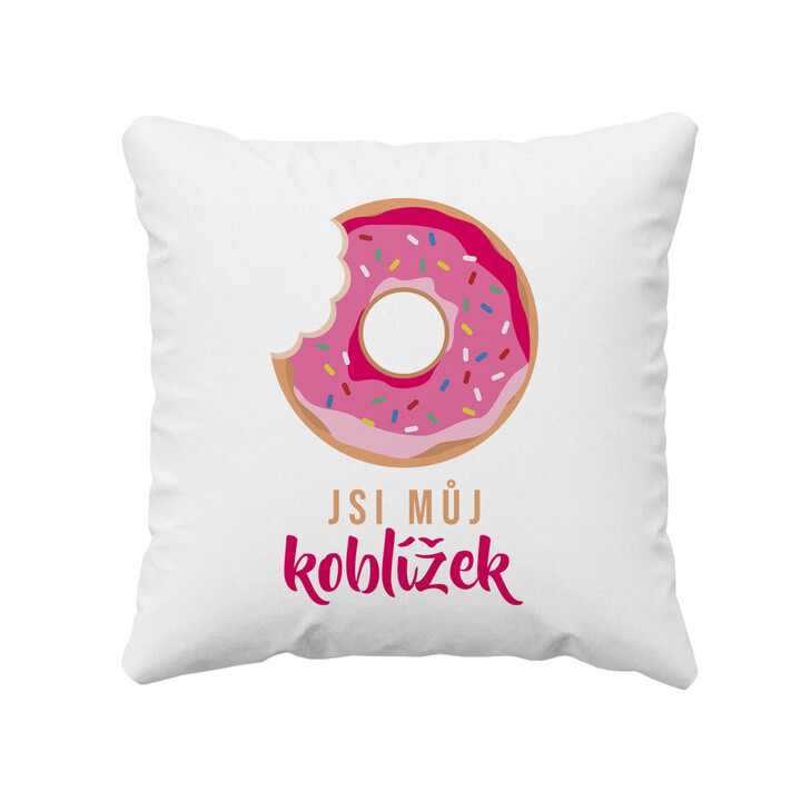 Jsi můj koblížek - polštář